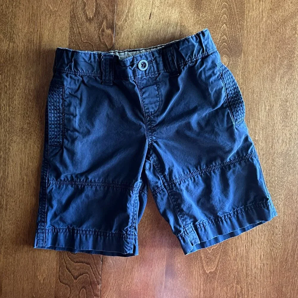 Lands' End navy shorts 5-6